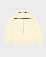 Vintage Tricoville Zip Up Collared Knit Cardigan - M