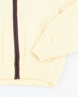 Vintage Tricoville Zip Up Collared Knit Cardigan - M