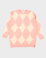 Vintage 90's Bally Cashmere Blend Patterned Knit Jumper - M