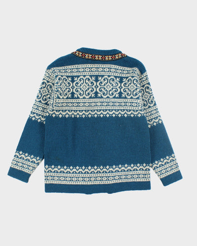 Vintage Nordstrikk Wool Knit Cardigan Sweater - S