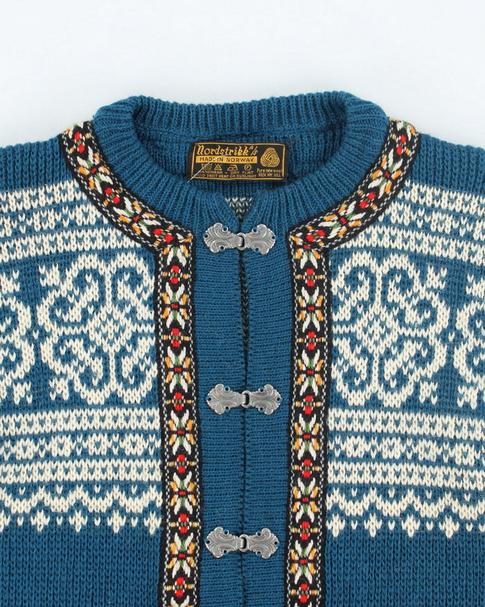 Vintage Nordstrikk Wool Knit Cardigan Sweater - S