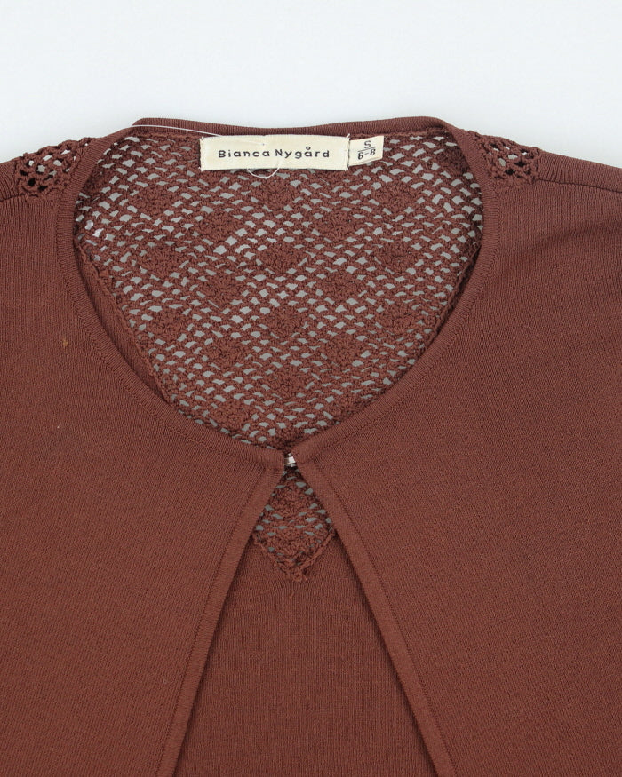 Vintage Y2K Bianca Nygard Lightweight Patterned Cardigan - S