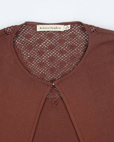 Vintage Y2K Bianca Nygard Lightweight Patterned Cardigan - S