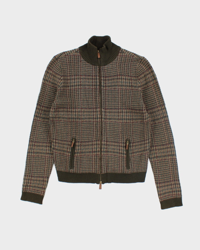 Vintage Ralph Lauren Zip-up Knit Jumper - M