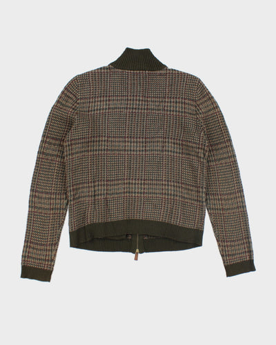 Vintage Ralph Lauren Zip-up Knit Jumper - M