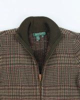 Vintage Ralph Lauren Zip-up Knit Jumper - M