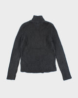 Vintage Ralph Lauren Quarter Zip Knit Jumper - M