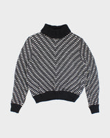 Vintage 80s St John Shoulder Pad Knitted Jumper - M