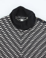 Vintage 80s St John Shoulder Pad Knitted Jumper - M