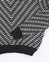 Vintage 80s St John Shoulder Pad Knitted Jumper - M