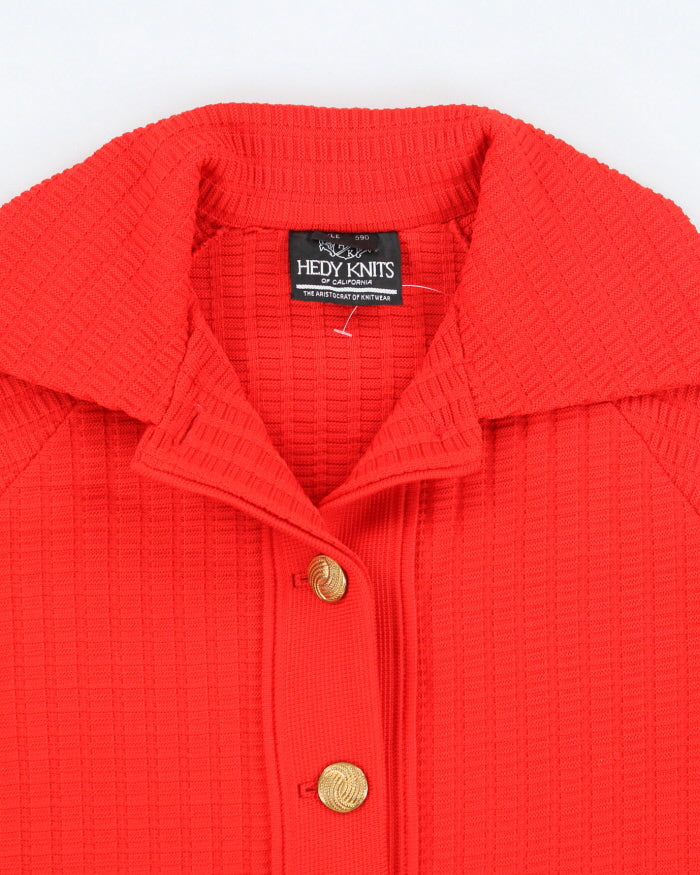 Vintage 70s Hedy Knit Cardigan - L