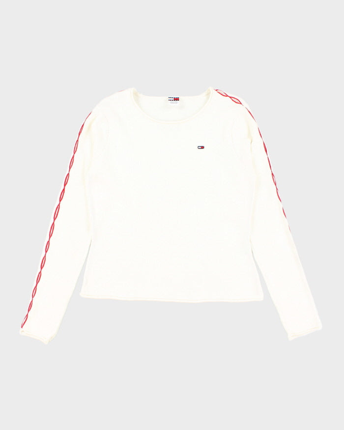 Vintage Tommy Hilfiger Knit Cut-out Jumper - XL