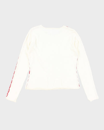 Vintage Tommy Hilfiger Knit Cut-out Jumper - XL