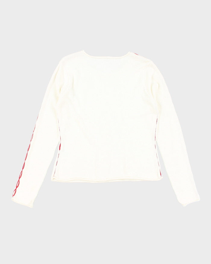 Vintage Tommy Hilfiger Knit Cut-out Jumper - XL