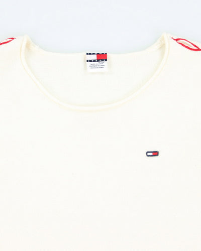 Vintage Tommy Hilfiger Knit Cut-out Jumper - XL