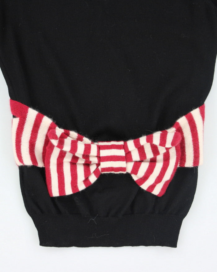 Moschino Wool Bow Cardigan - XS