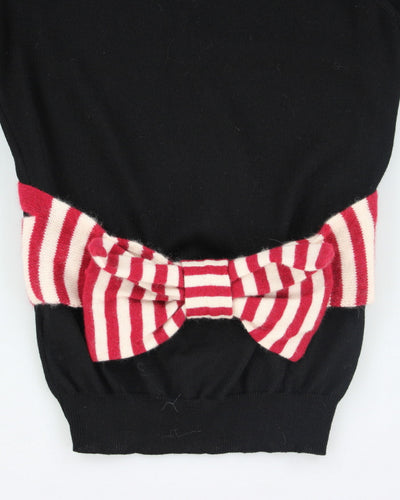 Moschino Wool Bow Cardigan - XS