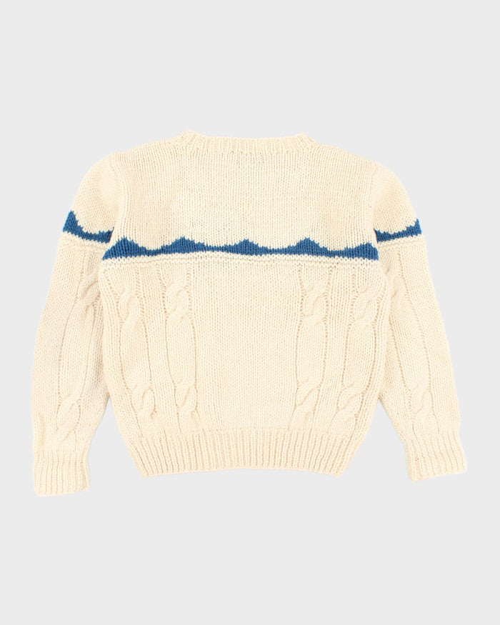 Vintage 80's Women's Woolrich Chunky Wool Knit Jumper - M