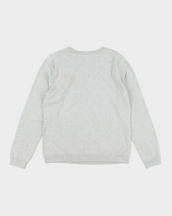 Izod Argyle Knit Jumper - L