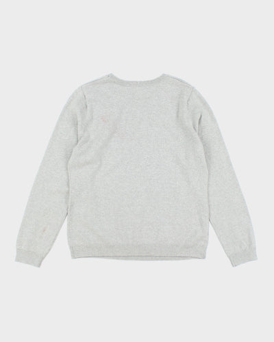 Izod Argyle Knit Jumper - L