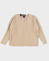 Vintage North Country Wool Jumper - L