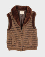 Vintage Jasper Wool &amp; Sheepskin Gilet - M