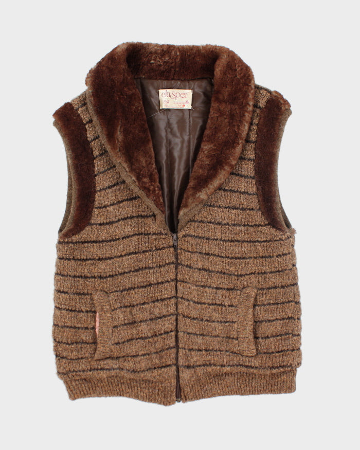 Vintage Jasper Wool &amp; Sheepskin Gilet - M