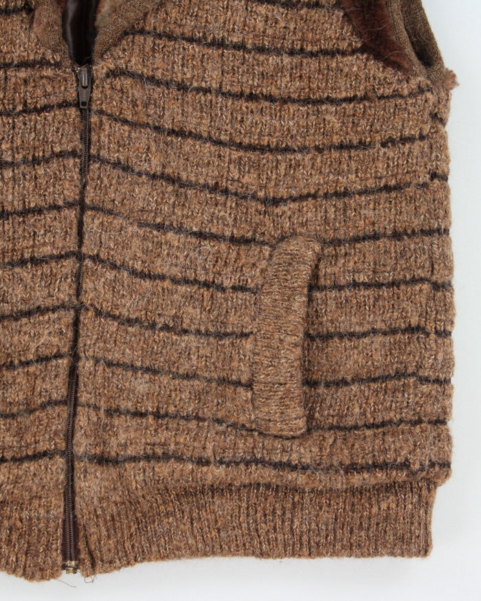 Vintage Jasper Wool &amp; Sheepskin Gilet - M