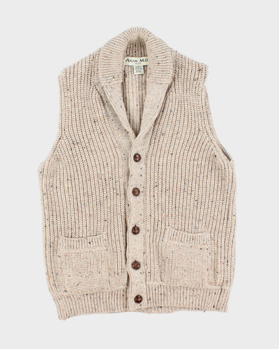 Vintage Aran Mor Merino Wool Tank Knit - L