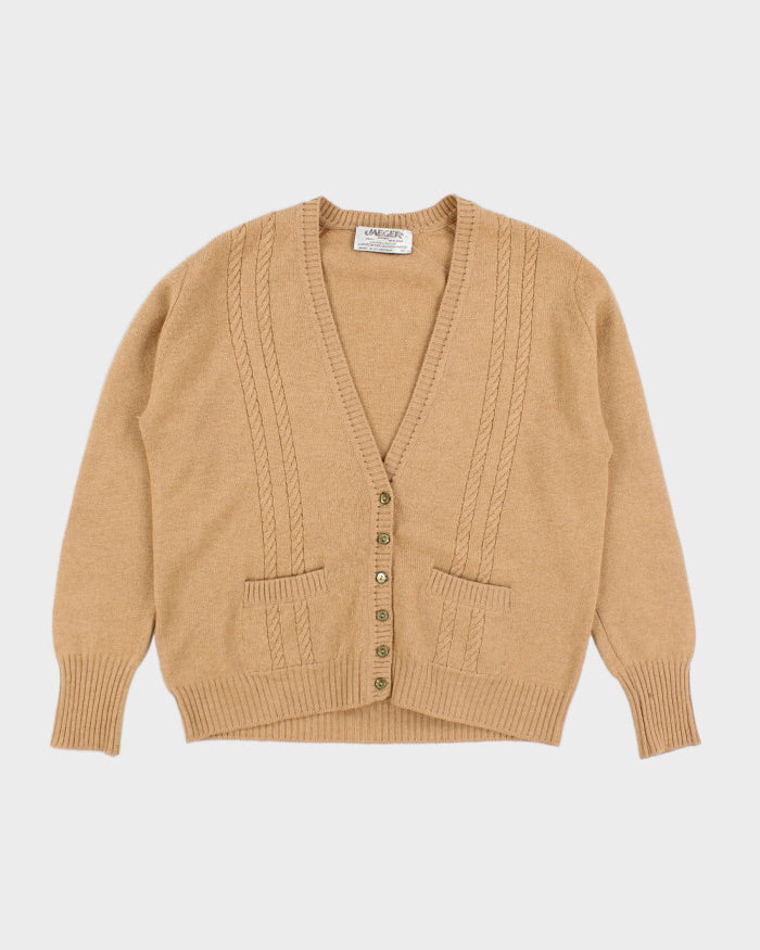 Vintage Jaeger Wool & Cashmere Cardigan - M