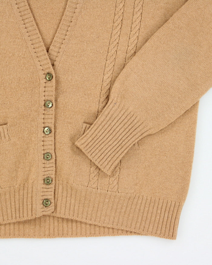 Vintage Jaeger Wool & Cashmere Cardigan - M