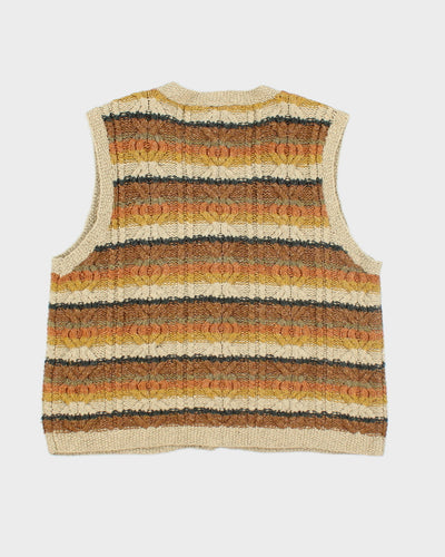 Vintage Y2K Liz Claiborne Wool Blend Chunky Tank Cardigan - M