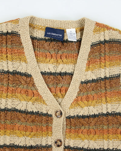 Vintage Y2K Liz Claiborne Wool Blend Chunky Tank Cardigan - M