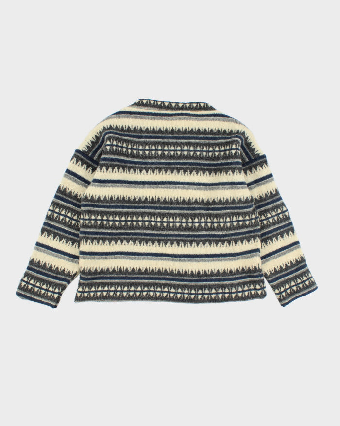 Vintage 80s Scandinavian Knit Jumper - L