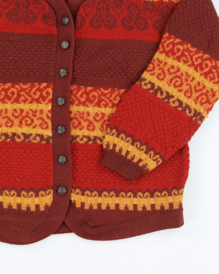 Vintage In-Wear Wool Blend Cardigan - M