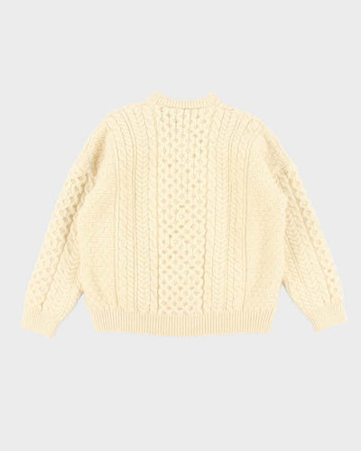 Vintage Carriagdon Wool Chunky Knit Jumper - S