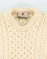 Vintage Carriagdon Wool Chunky Knit Jumper - S