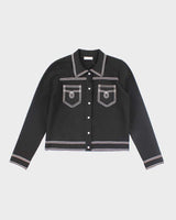 Sandro Button-up Knit Jumper - S
