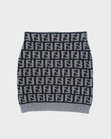 Fendi Monogram Knitted Jumper &amp; Skirt Two Piece - S