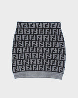 Fendi Monogram Knitted Jumper &amp; Skirt Two Piece - S