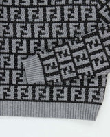 Fendi Monogram Knitted Jumper &amp; Skirt Two Piece - S