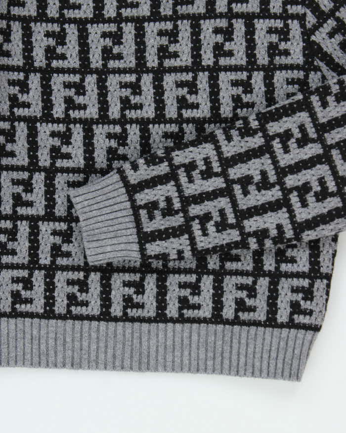 Fendi Monogram Knitted Jumper & Skirt Two Piece - S