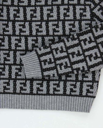 Fendi Monogram Knitted Jumper & Skirt Two Piece - S