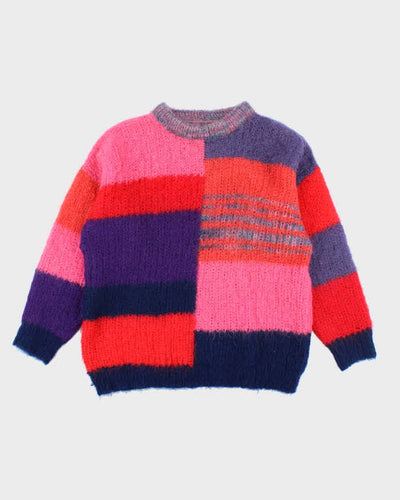 Vintage Knit About Wool Blend Chunky Jumper - L