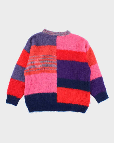 Vintage Knit About Wool Blend Chunky Jumper - L
