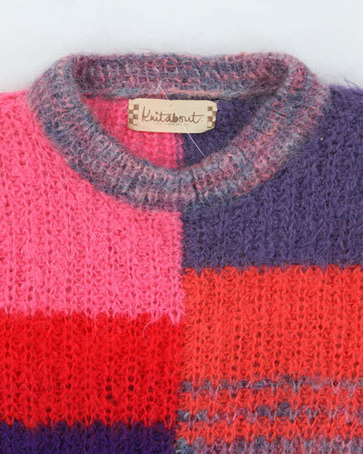 Vintage Knit About Wool Blend Chunky Jumper - L