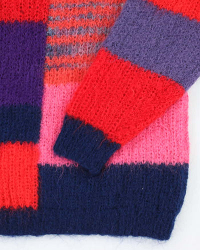 Vintage Knit About Wool Blend Chunky Jumper - L