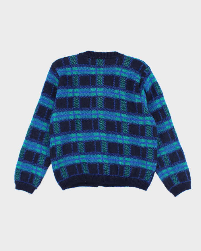 Vintage Pitlochry Mohair Blend Chunky Cardigan - M