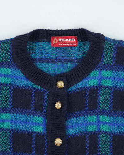 Vintage Pitlochry Mohair Blend Chunky Cardigan - M