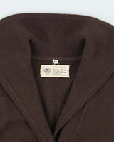 Vintage Diana-Mere Brown Wool &amp; Angora Blend Cardigan - M